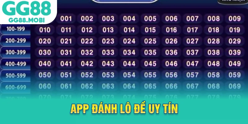 app đánh lô đề uy tín